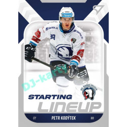 2022/23 Sportzoo ELH 2. série #SL-53 Petr Kodýtek Starting Lineup