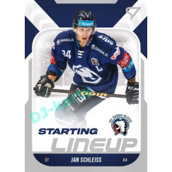 2022/23 Sportzoo ELH 2. série #SL-54 Jan Schleiss Starting Lineup