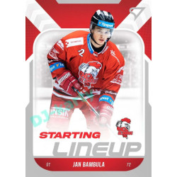 2022/23 Sportzoo ELH 2. série #SL-58 Jan Bambula Starting Lineup
