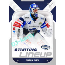 2022/23 Sportzoo ELH 2. série #SL-61 Dominik Furch Starting Lineup