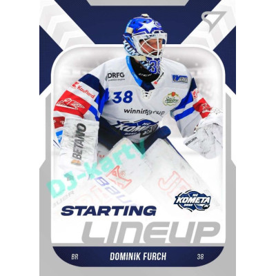 2022/23 Sportzoo ELH 2. série #SL-61 Dominik Furch Starting Lineup