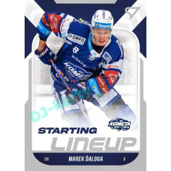 2022/23 Sportzoo ELH 2. série #SL-62 Marek Ďaloga Starting Lineup