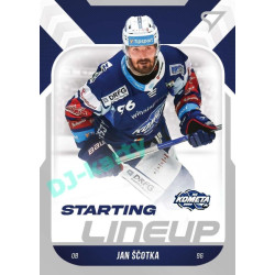 2022/23 Sportzoo ELH 2. série #SL-63 Jan Ščotka Starting Lineup