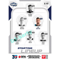 2022/23 Sportzoo ELH 2. série #SL-63 Jan Ščotka Starting Lineup