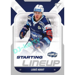2022/23 Sportzoo ELH 2. série #SL-64 Luboš Horký Starting Lineup