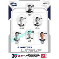 2022/23 Sportzoo ELH 2. série #SL-66 Jakub Flek Starting Lineup