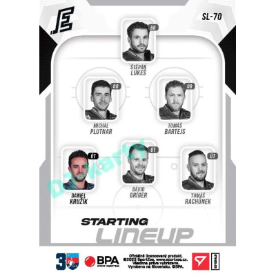 2022/23 Sportzoo ELH 2. série #SL-70 Daniel Kružík Starting Lineup