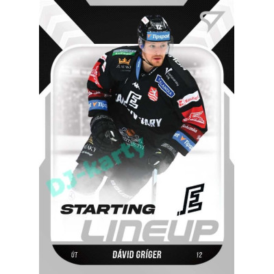 2022/23 Sportzoo ELH 2. série #SL-71 Dávid Gríger Starting Lineup