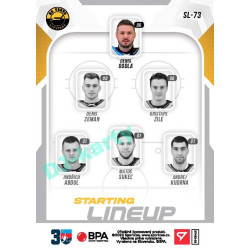 2022/23 Sportzoo ELH 2. série #SL-73 Denis Godla Starting Lineup