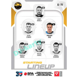2022/23 Sportzoo ELH 2. série #SL-75 Kristaps Zile Starting Lineup