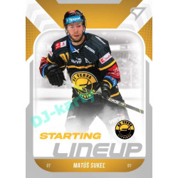 2022/23 Sportzoo ELH 2. série #SL-77 Matúš Sukeľ Starting Lineup