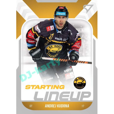 2022/23 Sportzoo ELH 2. série #SL-78 Andrej Kudrna Starting Lineup