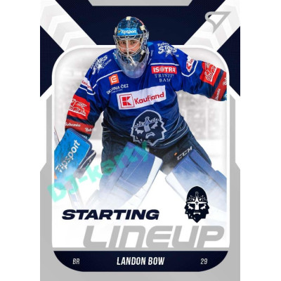 2022/23 Sportzoo ELH 2. série #SL-79 Landon Bow Starting Lineup
