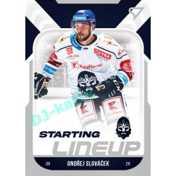 2022/23 Sportzoo ELH 2. série #SL-81 Ondřej Slováček Starting Lineup