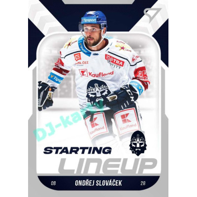 2022/23 Sportzoo ELH 2. série #SL-81 Ondřej Slováček Starting Lineup
