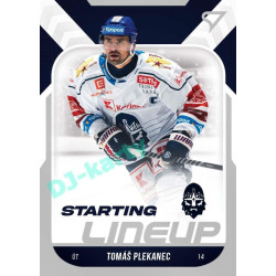 2022/23 Sportzoo ELH 2. série #SL-83 Tomáš Plekanec Starting Lineup