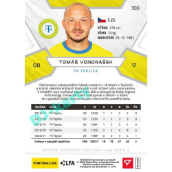 2021/22 Sportzoo Fortuna Liga 2. série #300 Tomáš Vondrášek