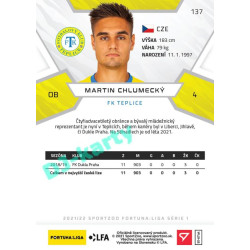 2021/22 Sportzoo Fortuna Liga Martin Chlumecký #137