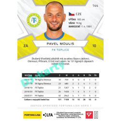 2021/22 Sportzoo Fortuna Liga Pavel Moulis #144