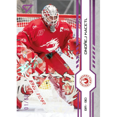 2024/25 Sportzoo ELH 1. serie #001 Ondřej Kacetl Purple Iceberg xx/60