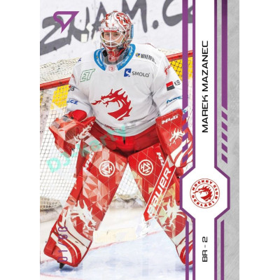 2024/25 Sportzoo ELH 1. serie #002 Marek Mazanec Purple Iceberg xx/60