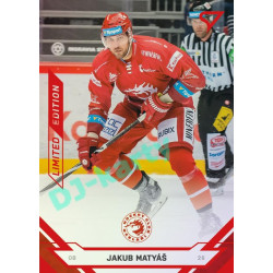 2021/22 Sportzoo TIPSPORT ELH 2. série #272 Jakub Matyáš Red xx/49
