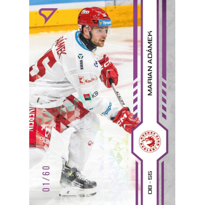 2024/25 Sportzoo ELH 1. serie #003 Marian Adámek Purple Iceberg xx/60