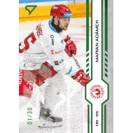 2024/25 Sportzoo ELH 1. serie #003 Marian Adámek Green Glitter xx/30