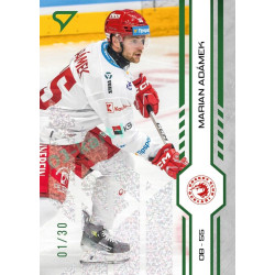 2024/25 Sportzoo ELH 1. serie #003 Marian Adámek Green Glitter xx/30