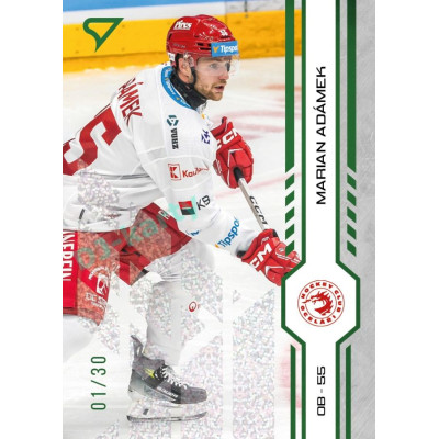 2024/25 Sportzoo ELH 1. serie #003 Marian Adámek Green Glitter xx/30