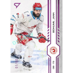 2024/25 Sportzoo ELH 1. serie #004 Bohumil Jank Purple Iceberg xx/60