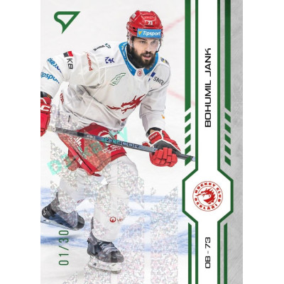 2024/25 Sportzoo ELH 1. serie #004 Bohumil Jank Green Glitter xx/30