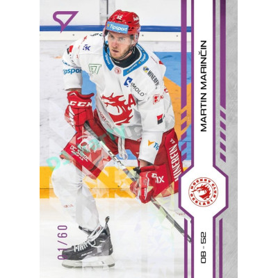 2024/25 Sportzoo ELH 1. serie #006 Martin Marinčin Purple Iceberg xx/60