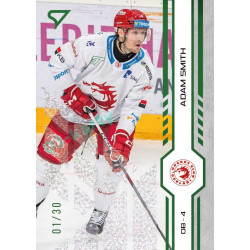 2024/25 Sportzoo ELH 1. serie #008 Adam Smith Green Glitter xx/30