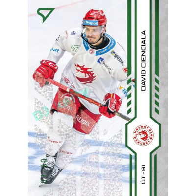 2024/25 Sportzoo ELH 1. serie #010 David Cienciala Green Glitter xx/30