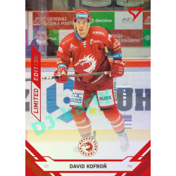 2021/22 Sportzoo TIPSPORT ELH 2. série #276 David Kofroň Red xx/49