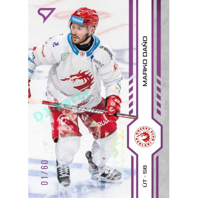 2024/25 Sportzoo ELH 1. serie #012 Marko Daňo Purple Iceberg xx/60