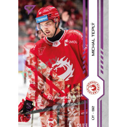 2024/25 Sportzoo ELH 1. serie #017 Michal Teplý Purple Iceberg xx/60