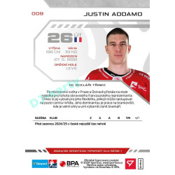 2024/25 Sportzoo ELH 1. serie #009 Justin Addamo