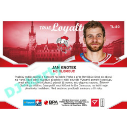 2021/22 Sportzoo TIPSPORT ELH 2. série #TL-20 Jan Knotek True Loyalty