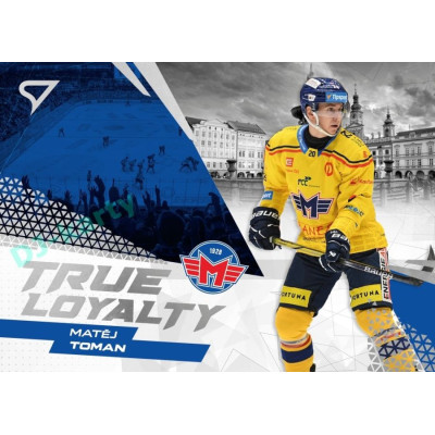 2024/25 Sportzoo ELH 1. serie #TL-12 Matěj Toman True Loyalty