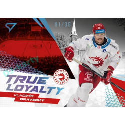2024/25 Sportzoo ELH 1. serie #TL-01 Vladimír Dravecký True Loyalty Limited xx/35