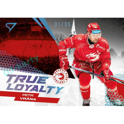2024/25 Sportzoo ELH 1. serie #TL-02 Petr Vrána True Loyalty Limited xx/35