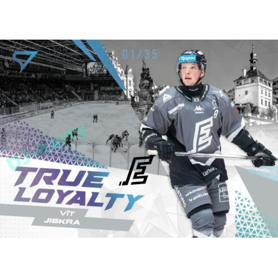 2024/25 Sportzoo ELH 1. serie #TL-21 Vít Jiskra True Loyalty Limited xx/35