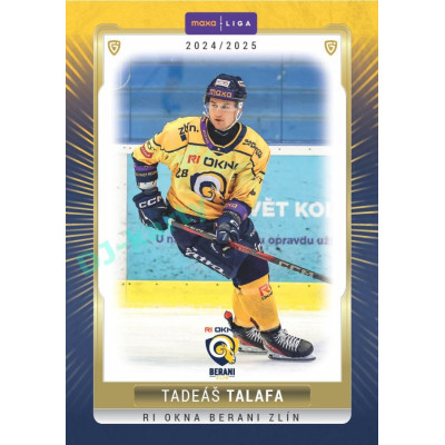 2024/25 Goal Cards Maxa liga 1. série #ZLI-08 Tadeáš Talafa Parallel 1of15