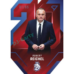 2025 Sportzoo Hokejové ČESKO #TE-26 Robert Reichel Team 20 Blue xx/65