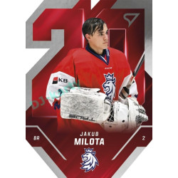2025 Sportzoo Hokejové ČESKO #TE-03 Jakub Milota Team 20