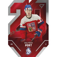 2025 Sportzoo Hokejové ČESKO #TE-10 Vojtěch Port Team 20