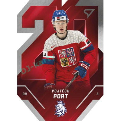 2025 Sportzoo Hokejové ČESKO #TE-10 Vojtěch Port Team 20