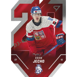 2025 Sportzoo Hokejové ČESKO #TE-15 Adam Jecho Team 20